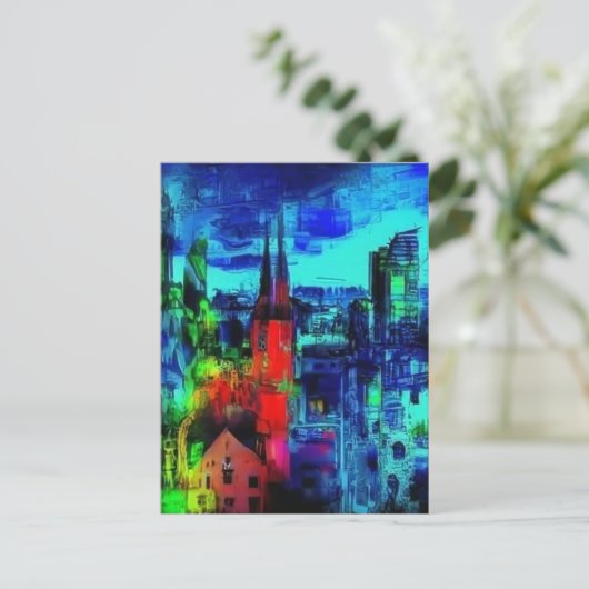 アーバンナイトクロマティックシンフォニーの夢の風景 ポストカード (スタンド正面)