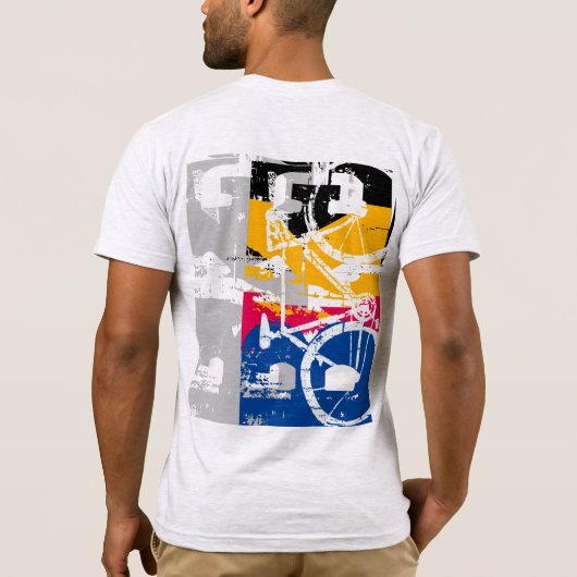 アーバンバイクファッションスタイル Tシャツ (裏面)