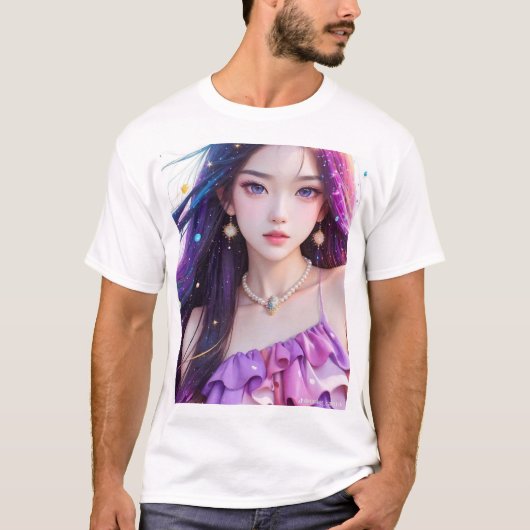 "アーバンバイブグラフィックティー" "サンセットドリームズコットンT- Tシャツ (正面)