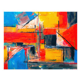 アーバンパルス抽象芸術アート フォトプリント           