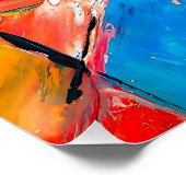 アーバンパルス抽象芸術アート ポスター (コーナー)