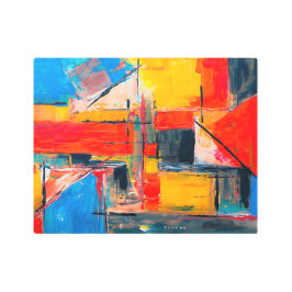 アーバンパルス抽象芸術アート メタルプリント