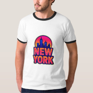 アーバンパルス:ニューヨークのライト Tシャツ