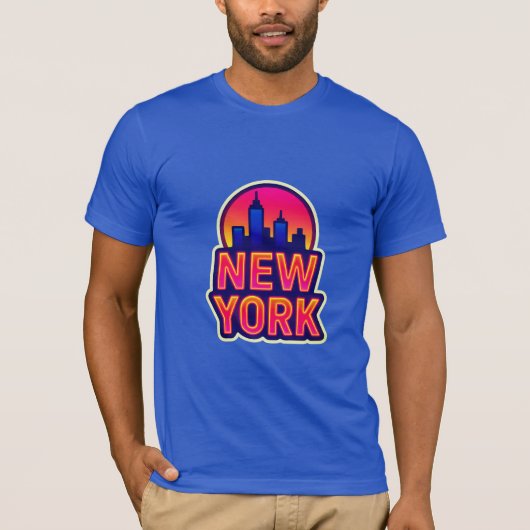 アーバンパルス:ニューヨークのライト Tシャツ (正面)