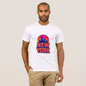 アーバンパルス：ニューヨークのライト Tシャツ (正面フル)