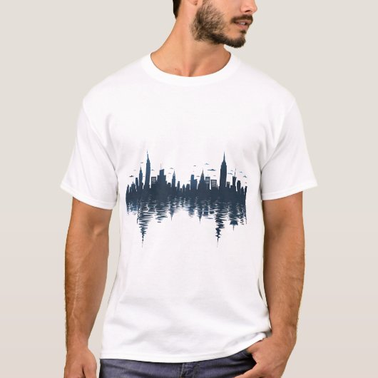 アーバンパルスTシャツ：眠らない街 Tシャツ (正面)