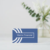 アーバンヒップスタービジネスカード王室のブルー 名刺 (スタンド正面)