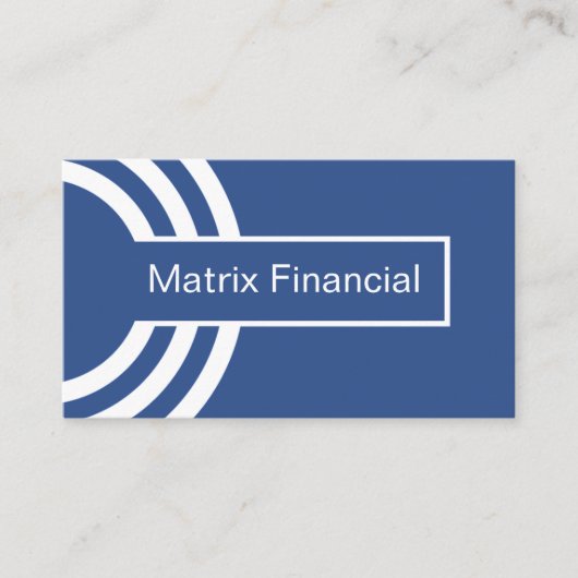 アーバンヒップスタービジネスカード王室のブルー 名刺 (正面)