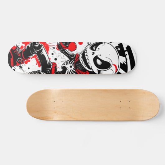 アーバンヒーロー – マンガロボットスケルトンスケートボード スケートボード (横)