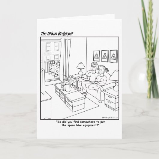 アーバンビーキーパーの漫画 – グリーティングカード (正面)