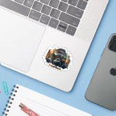 アーバンビーストゴリラとサングラス シール (ノートパソコンとiPhone)