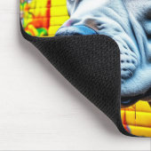 アーバンピットブルシティグラフィティ通りアート マウスパッド (コーナー)