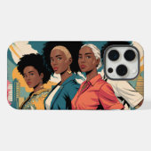アーバンファッションの女性エンパワーメント iPhoneケース (裏面横)