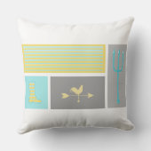 アーバンファームパターン クッション (裏面)