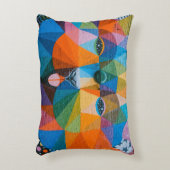 アーバンベアアートアーバンアートムラルベアームラルデザイン アクセントクッション (正面(垂直))