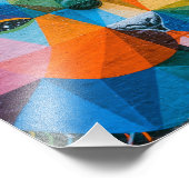 アーバンベアアートアーバンアートムラルベアームラルデザイン フォトプリント            (角)