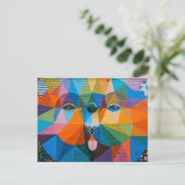 アーバンベアアートアーバンアートムラルベアームラルデザイン ポストカード (スタンド正面)