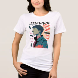 アーバンホープ - 抽象的な肖像画イラスト トライブレンドTシャツ