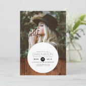 アーバンボホ |サークル卒業パーティーの写真 招待状 (スタンド正面)