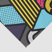 アーバンポップ・アートのアート抽象芸術幾何学線とドット 薄葉紙 (詳細)