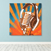 アーバンマイク キャンバスプリント (インサイチュ (ウッドフロア))