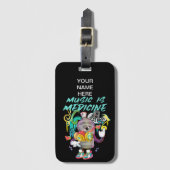 アーバンミュージックはメディシン・グラフィティ ラゲッジタグ (正面縦)