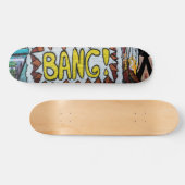 アーバンモダンカラフル通りアートグラフィティ スケートボード (横)