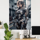 アーバンモダン戦士 ポスター (ホームオフィス)