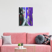 アーバンモダン抽象芸術ホコンテンポラリーーム キャンバスプリント (インサイチュ (リビング))