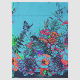 アーバンユニーク通りアートスタイルフローラウミガメ 薄葉紙