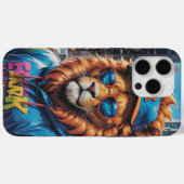 アーバンライオンの雄叫びフォンカバー Case-Mate iPhoneケース (裏面 (横))