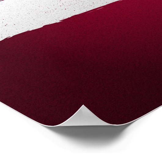 アーバンラトビア国旗のポスター ポスター (角)