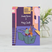 アーバンラブ落書きウォール、麺箱結婚ズ 招待状 (スタンド正面)