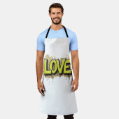 アーバンラブ開花 エプロン (着用した状態)