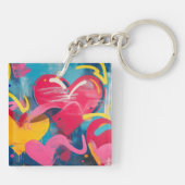 アーバンラブ：グラフィティハート キーホルダー (裏面)