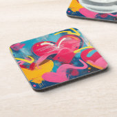 アーバンラブ：グラフィティハート コースター (左側)