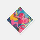 アーバンラブ：グラフィティハート スタンダードカクテルナプキン (角)