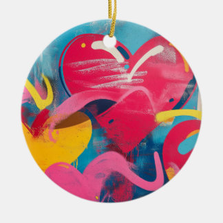 アーバンラブ：グラフィティハート セラミックオーナメント