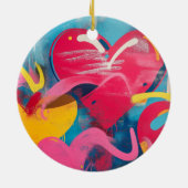 アーバンラブ：グラフィティハート セラミックオーナメント (裏面)