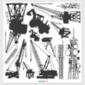 アーバンランドスケープのステッカーセット シール (シート)