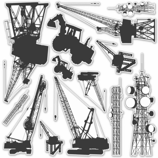 アーバンランドスケープのステッカーセット シール (正面)