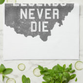 アーバンレジェンズネバーダイ州オブオハイオ動揺して キッチンタオル (折り畳み)