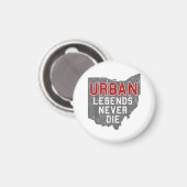 アーバンレジェンズネバーダイ州オブオハイオ動揺して マグネット (正面/裏面)