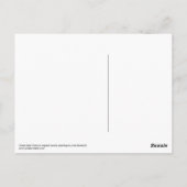 アーバンレッドアクリル絵葉書 ポストカード (裏面)