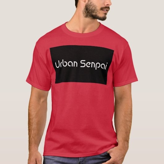 アーバン先輩のタイポグラフィ レトロ Tシャツ (正面)