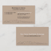 アーバン実在エスティカスタムエージェント名刺 名刺 (正面/裏面)