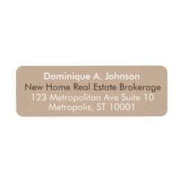 アーバン実在エステートカスタム差出人住所ラベル ラベル