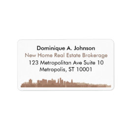 アーバン実在エステートカスタム差出人住所ラベル ラベル