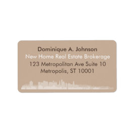 アーバン実在エステートカスタム差出人住所ラベル ラベル