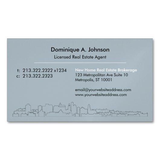 アーバン実在エテカスタムート磁気名刺 マグネット名刺 (正面)